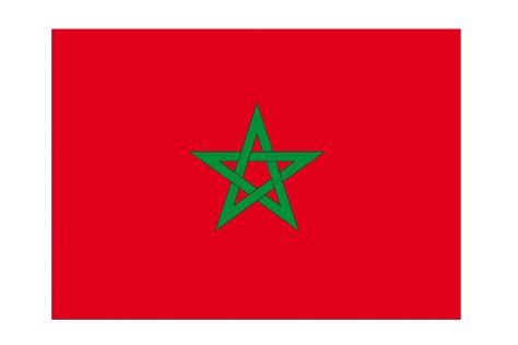 Morocco - Flag Sticker 3x4", 5 pcs - MaxFlags - Royal-Flags