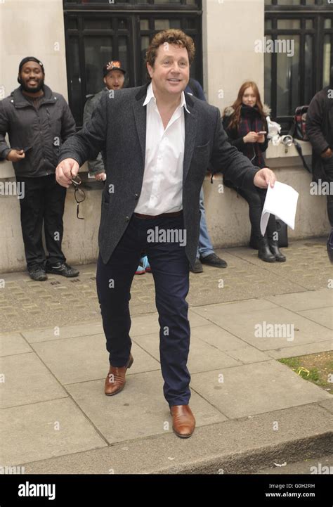 various celebrities seen arriving at BBC Radio 2 Featuring: Michael ...