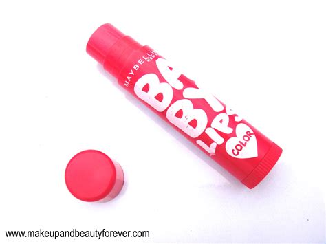 Maybelline Baby Lips Lip Balm Color Berry Crush Review Buy Price India - Makeup and Beauty Forever