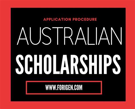 Australia Awards Scholarships 2024-2025 - Forigen