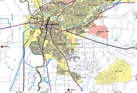 Sacramento Map - Free Printable Maps