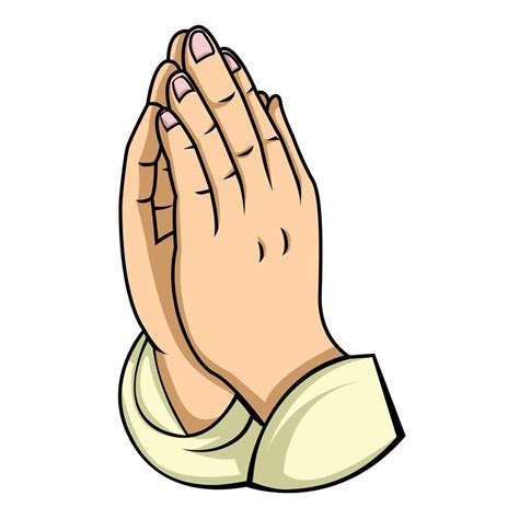 Hand Prayer Illustration 14486307 Vector Art at Vecteezy