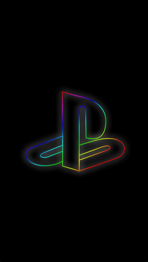 Neon Playstation Background for Your Phone