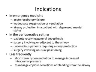 Endotracheal intubation | PPT