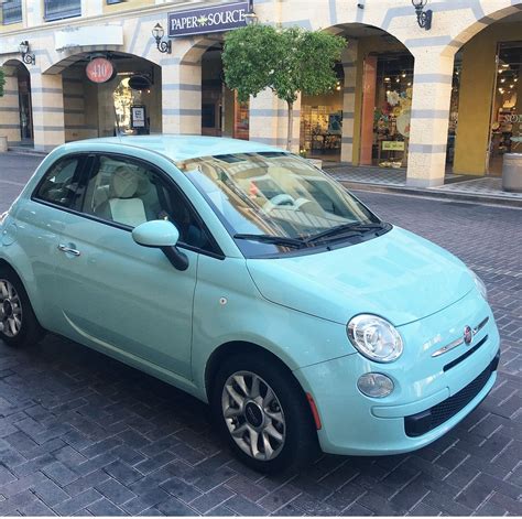 fiat 500 baby blue interior - Tyrell Henson