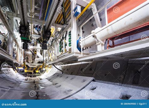 Subway Tunnel Under Construction Stock Photo - Image of urban, tunnel ...