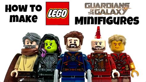 How To Build LEGO Guardians of The Galaxy Minifigures! - YouTube