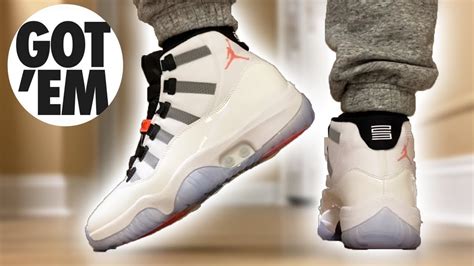 The BEST Jordan 11? Air Jordan 11 ADAPT ON FEET Review! - YouTube