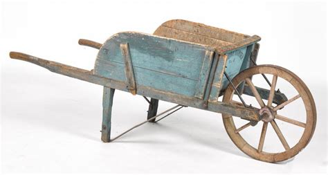 Vintage Painted American Garden Wheelbarrow, Eastern Garden No. 4. at 1stDibs