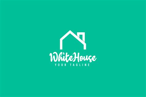 White House Logo Illustration Graphic by Dyn Studio · Creative Fabrica