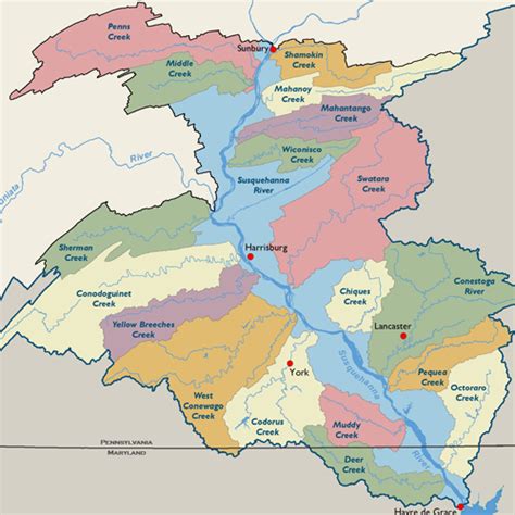 Susquehanna Atlas Major Watersheds