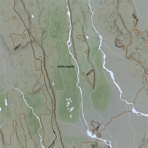 Ískort 2024 - 1:50.000 - Hofsjökull Map by Iskort.is | Avenza Maps