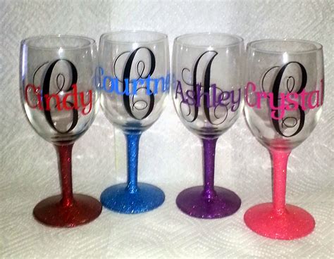 Crystal's Creative Spot: Personalized Wine glasses