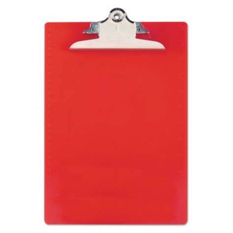 Saunders Clipboard,Letter Size,Plastic,Red 21601, 1 - Ralphs