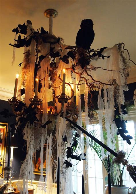 Trick Out Your Chandelier | DIY Indoor Halloween Decorating Ideas | Halloween party decor ...