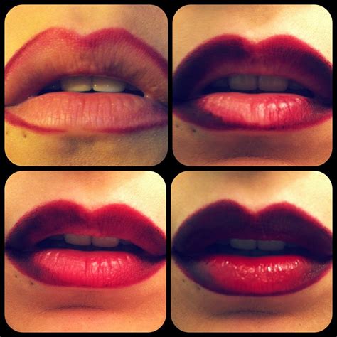 How to do a Perfect Two Toned Sandwiching Colors Lipstick Style - Step ...