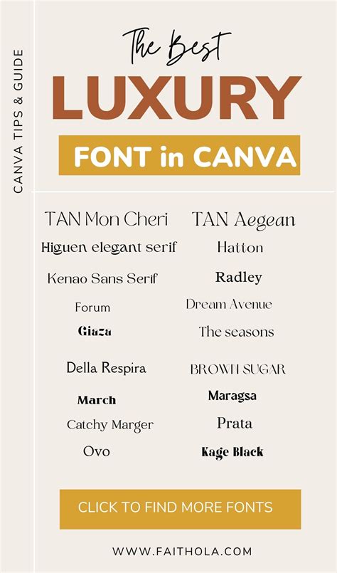 80+ Best Canva Fonts: Ultimate Canva Font Guide for Choosing Fonts