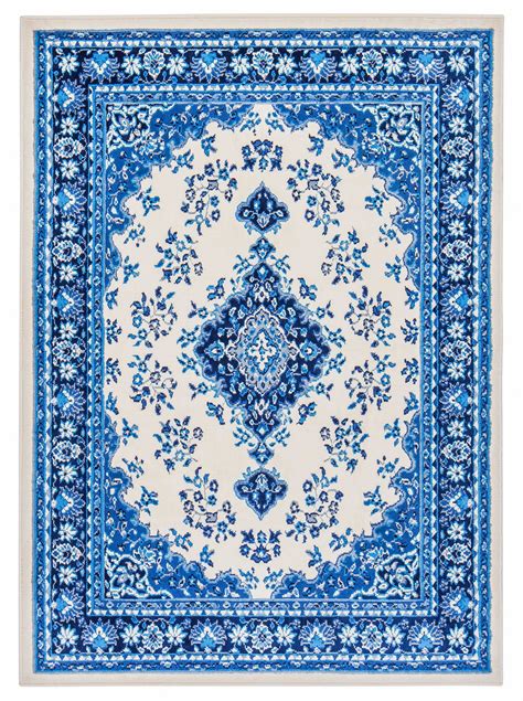 Blue And White Oriental Rug - Jas fur Kid