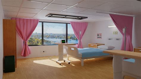 ArtStation - hospital room