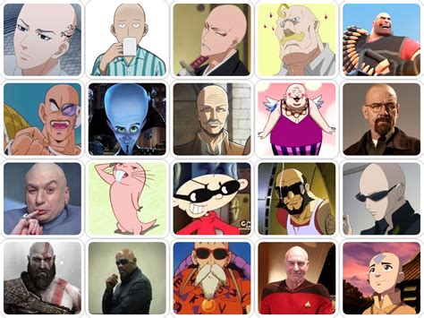 My top 20 bald characters in no particular order : r/FavoriteCharacter