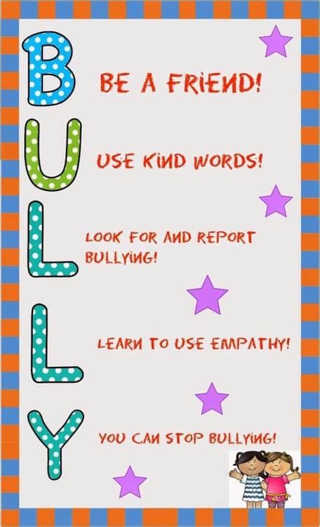 No Bullying Posters Ideas