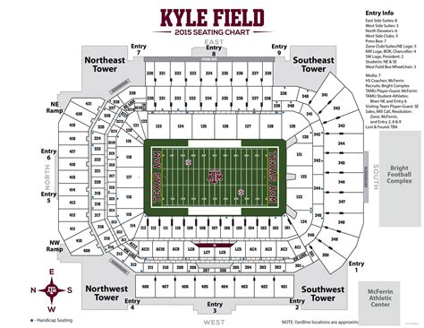 texas aggie stadium seating chart