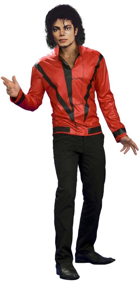 Michael Jackson Red Thriller Jacket Adult Costume - PartyBell.com