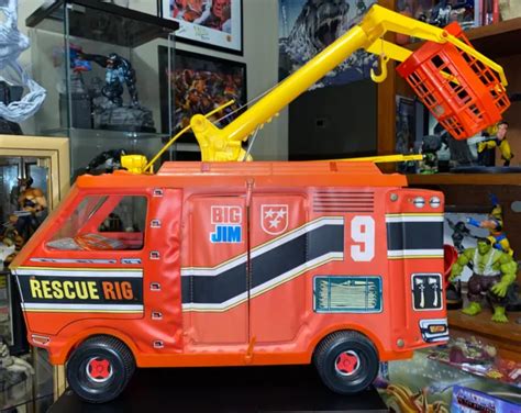 VINTAGE 1971 MATTEL BIG JIM Rescue Rig Truck Vehicle Play Set ...