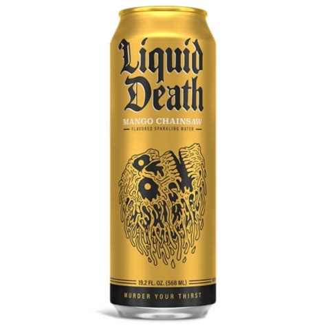 Liquid Death® Mango Chainsaw Flavored Sparkling Water Can, 19.2 fl oz - Kroger