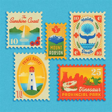 Creative Postage Stamp Design - bmp-nincompoop