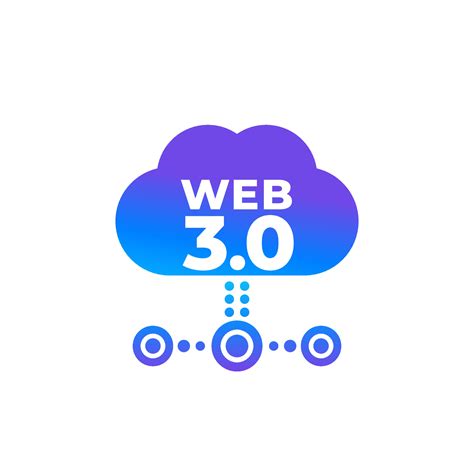 Web 3.0 vector icon with a cloud 17112392 Vector Art at Vecteezy