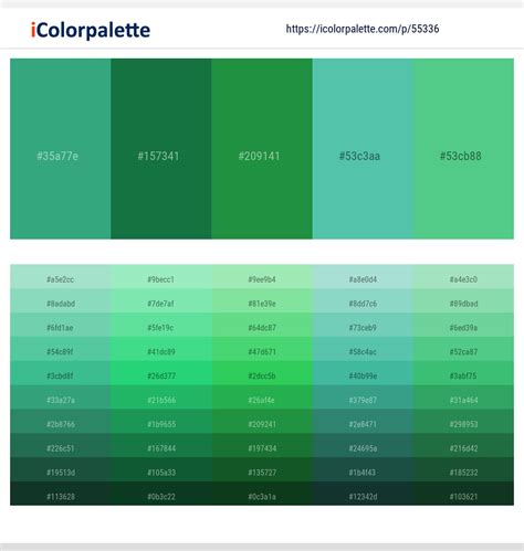 1 Latest Color Schemes with Ocean Green And Emerald Color tone ...