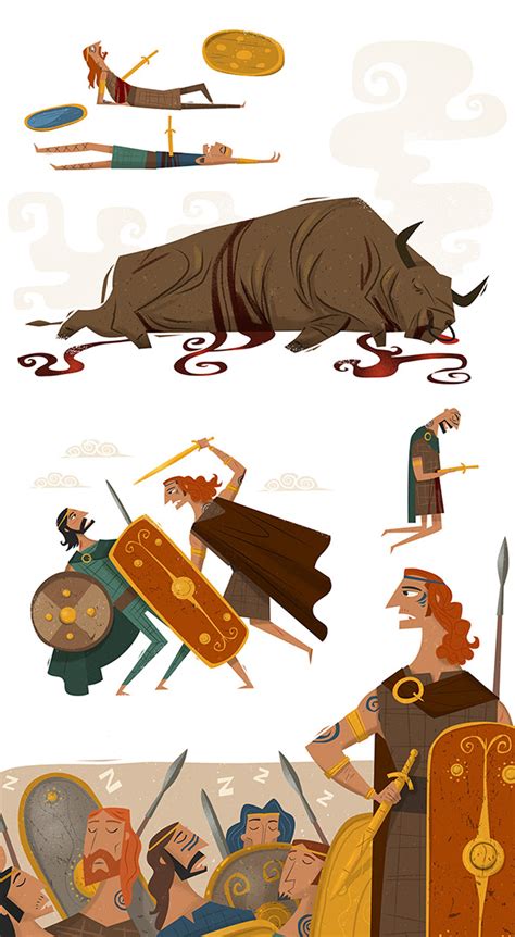 Celtic Myths & Legends - Book Illustration on Behance