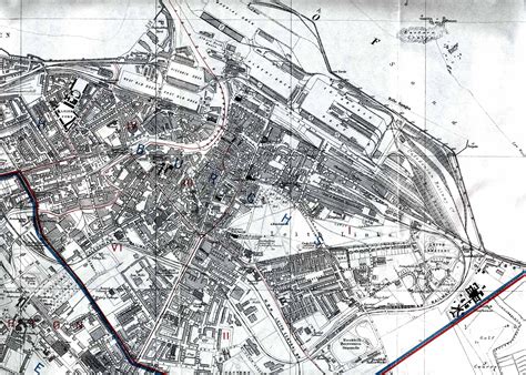 Edinburgh map, Leith, 1915 - enlarged