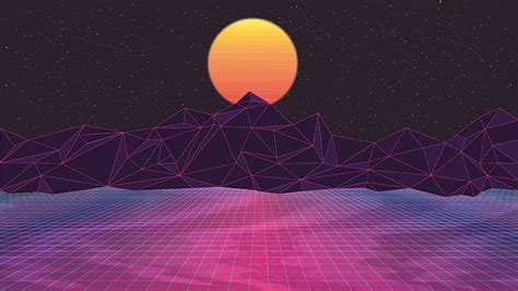 HD wallpaper: retrowave, synthwave, neon, ultrawide, grid, landscape, vaporwave | Wallpaper Flare