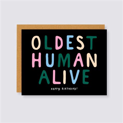 Oldest Human Alive – Papersmiths