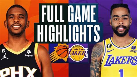 Phoenix Suns vs. Los Angeles Lakers Full Game Highlights | Mar 22 ...