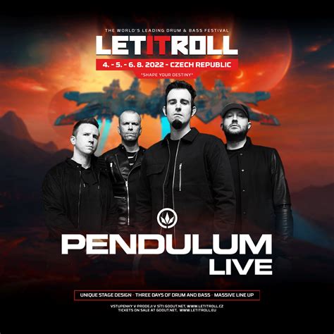 Pendulum LIVE (i.e. the full band!!) announced for Let It Roll 2022! : r/Pendulum