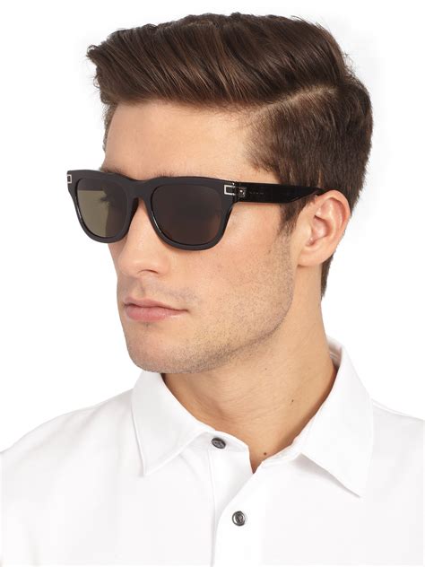 Givenchy Resin Wayfarer Sunglasses in Black for Men - Lyst