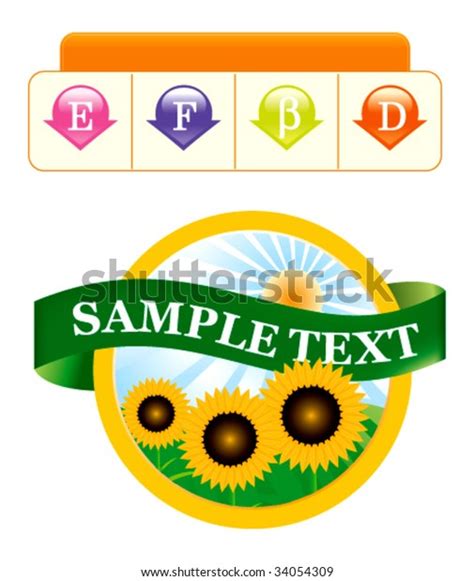 Label Template Product Stock Vector (Royalty Free) 34054309 | Shutterstock