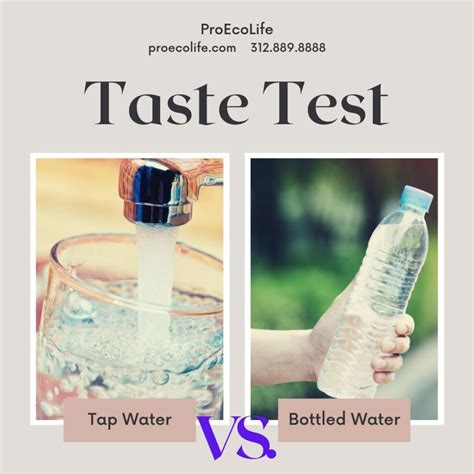 Taste Test - Tap Water Versus Bottled Water | ProEcoLife