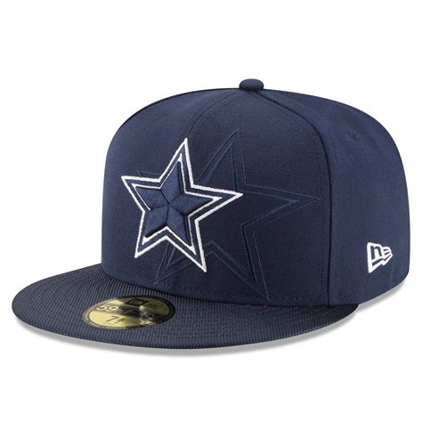 Dallas Cowboys New Era 2016 Sideline Official 59FIFTY Fitted Hat - Navy