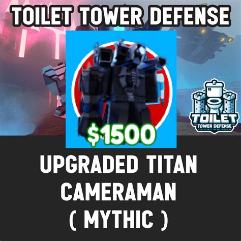 Upgraded Titan Cameraman UTC Toilet Tower Defense | Shopee Malaysia