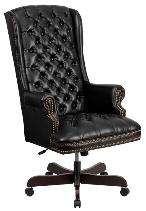 High Back Tufted Black Executive Office Chair from Renegade | Coleman Furniture