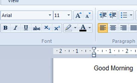 Wordpad Outline