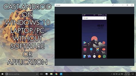 Cast Your Android On Windows 10 Laptop/PC Without Application Or Software! - YouTube