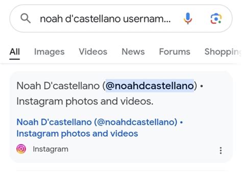 Noah D'Castellano Instagram Username Noah D'Castellano Username On ...