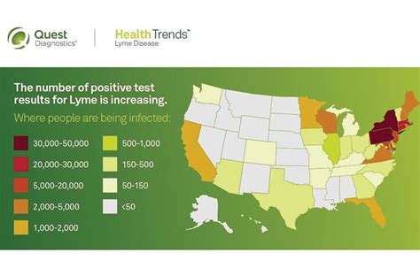 Lyme Disease By State Chart