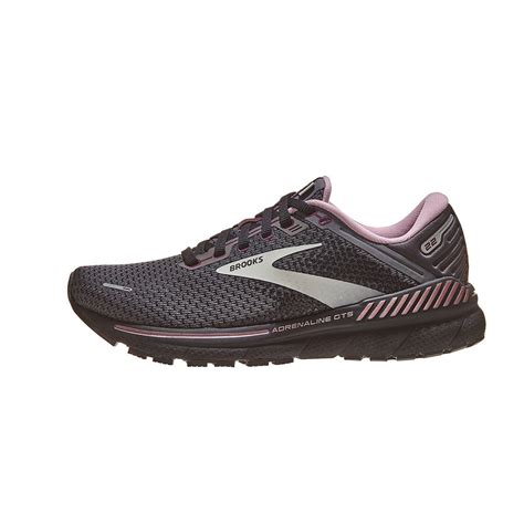 Brooks Adrenaline GTS 22 Women's Shoes MU Pearl/Black/M 360° View | Running Warehouse