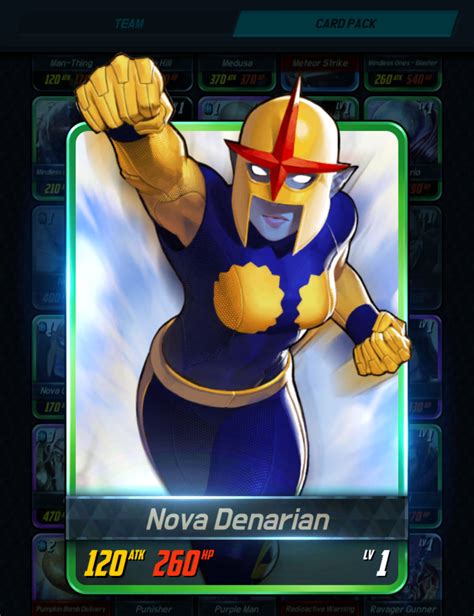 Nova Denarian | Marvel Battle Lines Wiki | Fandom